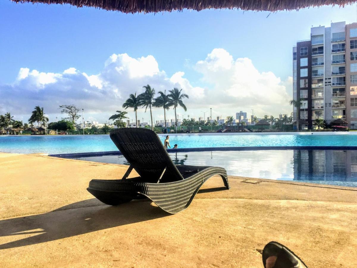 Escape Al Caribe Con Una Vista Impresionante En Pilarita'S Dream Lagoons Cancún Exteriér fotografie