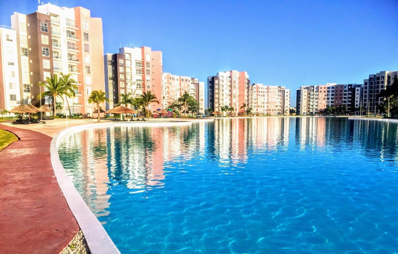 Escape Al Caribe Con Una Vista Impresionante En Pilarita'S Dream Lagoons Cancún Exteriér fotografie