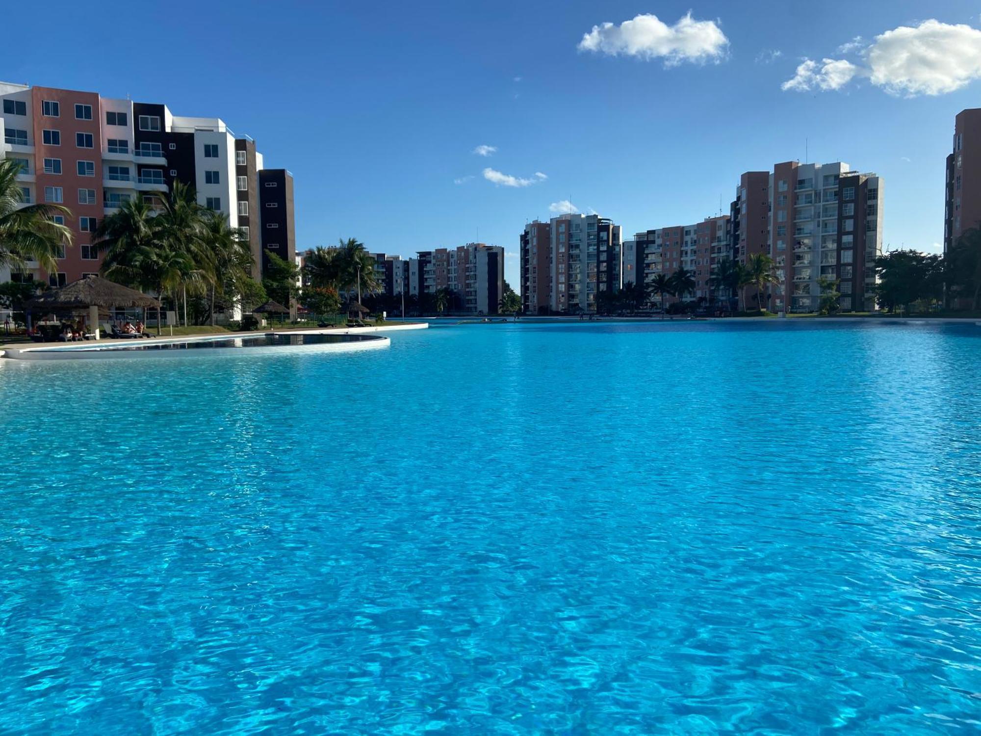 Escape Al Caribe Con Una Vista Impresionante En Pilarita'S Dream Lagoons Cancún Exteriér fotografie